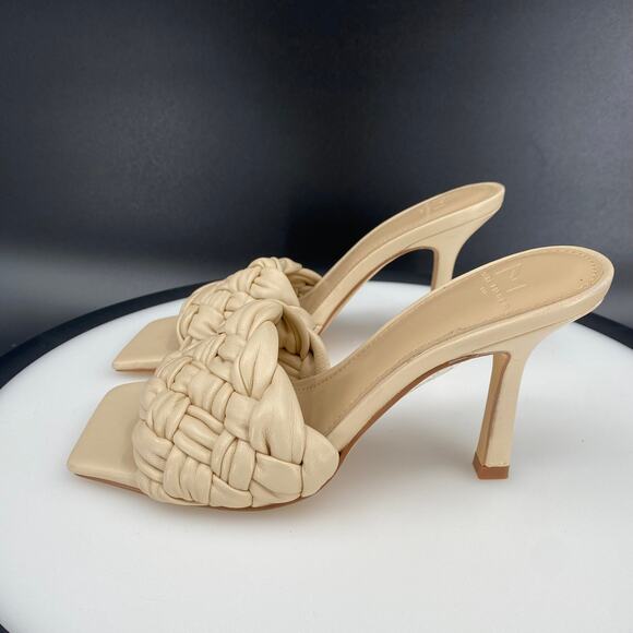 NWOT Marc Fisher Draya Square Toe Slide in Macaroon - Picture 4 of 10